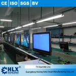 Made In Guangdong General Industrial Equipment Automatic Assembly Conveyor Line For Tv With Working Tables