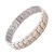 Import Magnetic Titanium Crystal Bracelets With Gold Foils from China