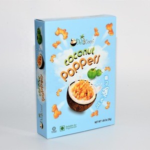 Malaysia Natural Healthy Snack- Crunchy/Crispy Coconut Poppers Original Flavor
