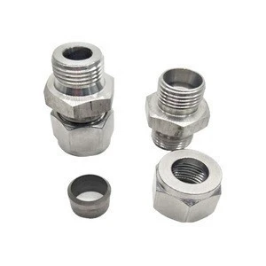 Male Run Tee/tube Fittings/double Ferrule/spare Parts/stainless Steel Connectors