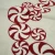 Import Manufacture red embroidery swirl design mexican party table runner for sale from China