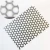 Import Manufacturer Aluminium Decorative Hexagon  Hole Perforated Metal Mesh For Lampshade Mesh from China