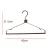 Import Manufacturer custom logo white black anti-slip wooden hanger metal coat hanger for cloths from USA