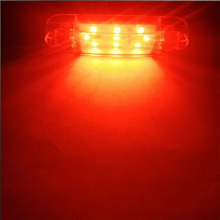 Manufacturer Hot product amber red 9led car side lights