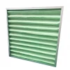 Manufacturer industrial  medium efficiency Pleat air filter replacement with metal frame