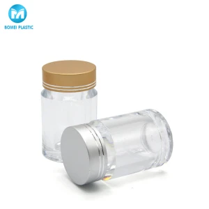 Manufacturers clear plastic customize pet wide lid pill bottles transparent for medicine