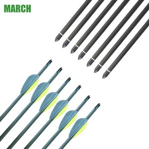 March Sports archery tag 3k carbon arrows 400 spine 31&#39;&#39;carbon arrow hunting