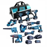 MARVEL 15 pieces 21V 20V 4.0Ah brushless bluetooth speaker same battery 18v cordless lithium-ion combo tools kits