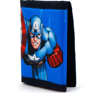 [MARVEL] Captain America Action Wallet For Boy, Girl, Children, Kids, Adult, Catoon wallet, school wallet