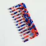 Masterlee  new design Clear Magic Material Colorful Cellulose Acetate Hair Comb