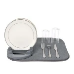 Masthome Decor Dish Rack Dry Pad Absorbent Diatomite Kitchen Tableware Table Washing Sink Mat