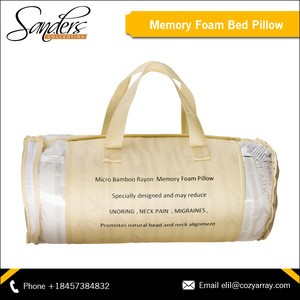 Memory Foam Bamboo Bed Pillow with Bamboo Breathable Cover