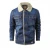Import Mens Fleece Lined Winter Warm Jean Coat Trucker Denim Jacket Fur lapel Collar mens jean jackets denim from Pakistan