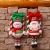Import Merry Christmas kids Toy Gift Cute Cartoon Window Festival Product Santa snowman pendant Doll Christmas Decoration Supplies from China