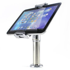 Metal flexible rotating security theft-proof display tablet pc stand for ipad