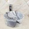 Milas Lilac White Marble Bathroom Sink