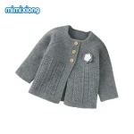 Mimixiong Special Design Baby Knitted Coat for Girl Baby Sweater