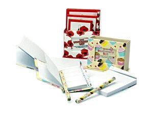 Mini Notebook Stationary Gift Set School Kids With Pencil , Stationary Set