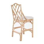 minimalist design handmade Rattan Bar Chairs for hotel cafe and restaurant furniture