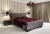 Import Mirrored Sofa Wooden Furniture Designs Queen Size Crushed Velvet Crystal Beds For Hotel Bed Room from China