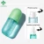 Import 50ml 80ml 100ml 200ml pet plastic spray lotion bottle Capsule shape cosmetic bottle from Pakistan