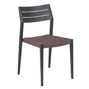 Modern Design Aluminum Frame Patio Outdoor Dining Chair