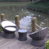 Modern design and high quality rattan outdoor round daybed