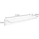 Modern Fashion Display Racks Transparent Acrylic Floating Shelves Wall Mounted