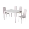 Modern Furniture Dining Room Sets Restaurant Hotel Metal Frame Glass Dining Table And Chairs Coffee Shop Dining Set