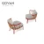 Import Modern furniture leisure outdoor teak wood chairs set hotel balcony patio garden chairs set from China