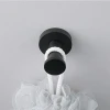 modern new design matt black chrome robe hook bathroom accessories