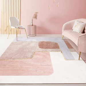 Modern printed polyester carpet rugs 3d design living room carpets