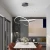 Import Modern Simply Alum Customized Hotel home decor led acrylic Ring pendant hanging light from China