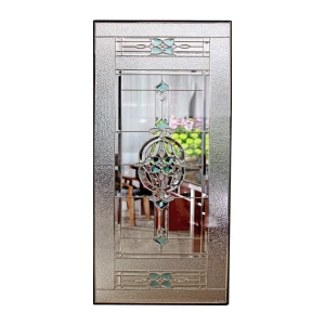Modern Stained Insulate Glass Door Decor Decorative Solar Touch Switch Glass Panels