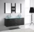 Import Modern Wall Mounted Bathroom Vanity / Double Sink Bathroom Cabinets from China
