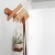 Import Modern Wall Mounted Coat and Hat Rack 5 Hooks,  Wood Entryway Hanger with Pegs - Wooden Bedroom and Bathroom Robe Ra from China