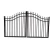 Import Most popular multi function aluminium wrought welded fence panel custom residential used metal security latest main gates design from China