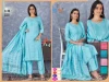 Most Selling Sky Blue Elegance Radiant Rayon Kurtis and Dresses Collection Available at Wholesale Price