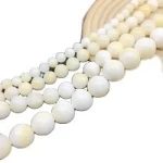 Mother of Pearl Beads MOP Natural Pearl Shell Beads Round Smooth For DIY Fashion Jewelry Making 4 mm 6 mm 8 mm 10 mm
