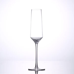 Mouth Blown customized Logo Unbreakable Wine drinking Glass cups