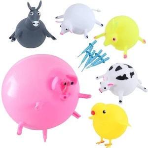 MskweeNew Hot Product Stress Relief Toys Squishy Ball Jumbo Kawaii TPR Animal Squishies Balloon for Adult or Kids