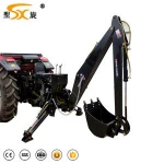 multi-function LW-6 farm garden towable backhoe loader