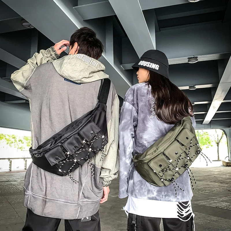 Multi-function Messenger Shoulder Travel Sling Bag Men Women&#x27;s Leisure Sport Shoulder  Vintage Messenger Bag