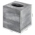 Import MyGift Vintage Rustic style Square organizer Gray solid wood tissue paper box from China