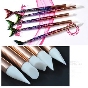 Nail Drawing Flower Pull Line Nylon Hair Pen Nail Art Dotting Painting Brush Tool Nail Art Liner Brush