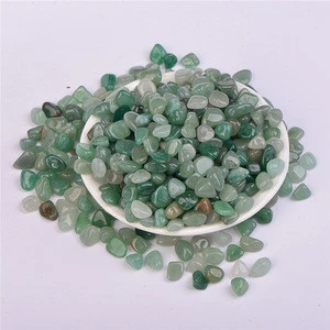 Natural  Green Aventurine Polished Crystal Gravel Tumbled Stone Semi-Precious Stone Crafts