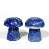 Natural Lapis Lazuli Mushroom Carved For Gifts Crystal Crafts