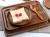 Import Natural Wooden Food Plate Dish , Drink Snacks Serving Dishes Plates from China