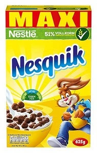 NESTLE NESQUIK Cereal 625g( BREAKFAST chocolate cereals with wholegrain Maxi Pack)