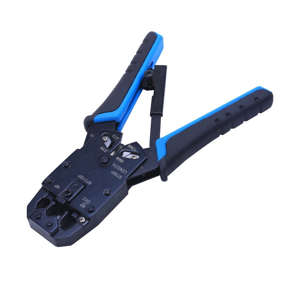 Network Tool Crimping Pliers Tool crimper HT-200R Wire Stripper modular plug Crimp Ratcheting Pliers